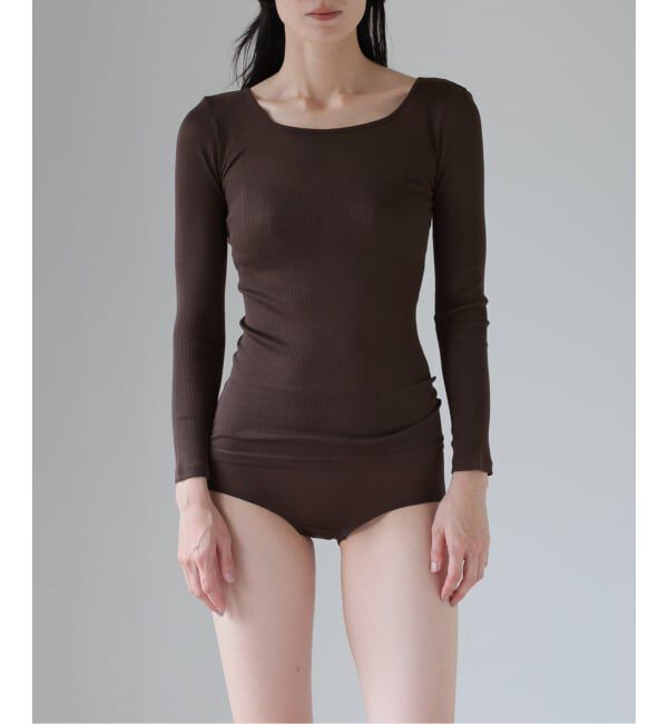 EMILYWEEK「シルクテレコリブショーツ」|インナー|