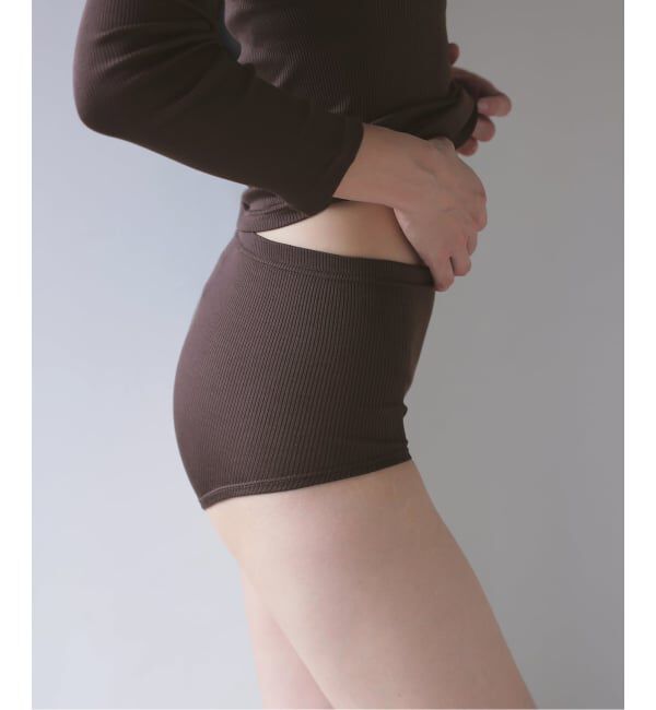 EMILYWEEK「シルクテレコリブショーツ」|インナー|