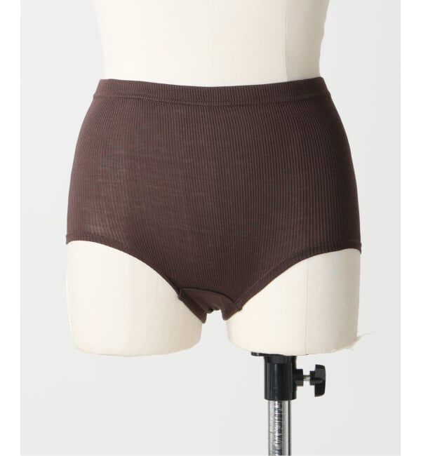 EMILYWEEK「シルクテレコリブショーツ」|インナー|