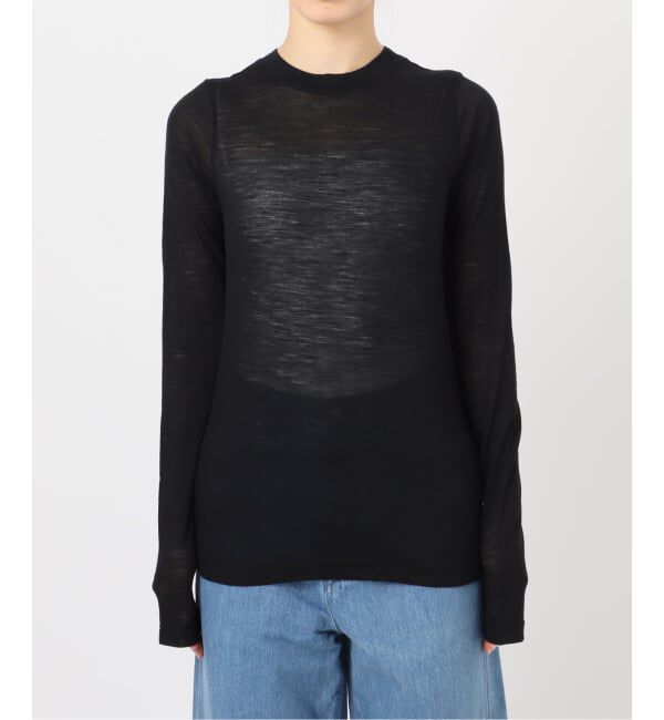 EMILYWEEK「《追加》スーパーウール クルーネックシアープルオーバー」|Tシャツ・カットソー|