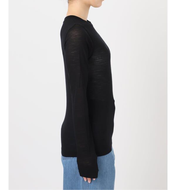 EMILYWEEK「《追加》スーパーウール クルーネックシアープルオーバー」|Tシャツ・カットソー|