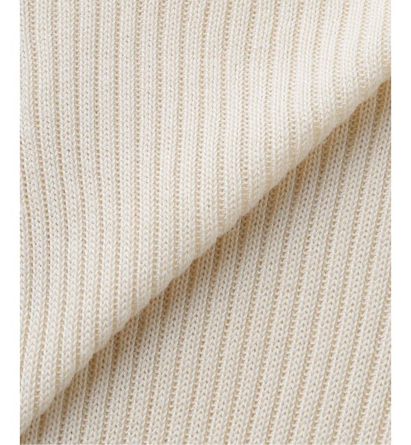EMILYWEEK「シルク混リブVネックプルオーバー」|Tシャツ・カットソー|