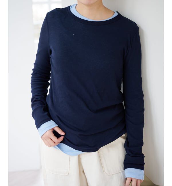 EMILYWEEK「《追加10》パウダリーコットンプルオーバー」|Tシャツ・カットソー|