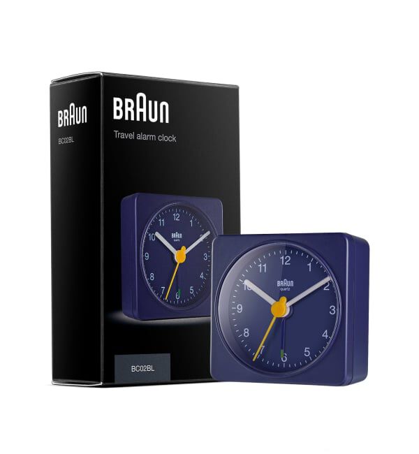 HIROB「BRAUN ALARM CLOCK BLUE BC02BL」|クロック・置時計|