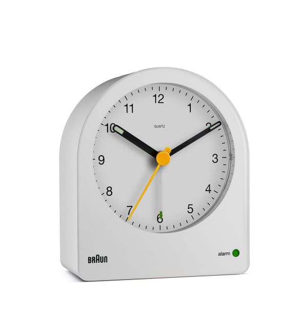 HIROB「BRAUN ALARM CLOCK WHITE BC22W」|クロック・置時計|