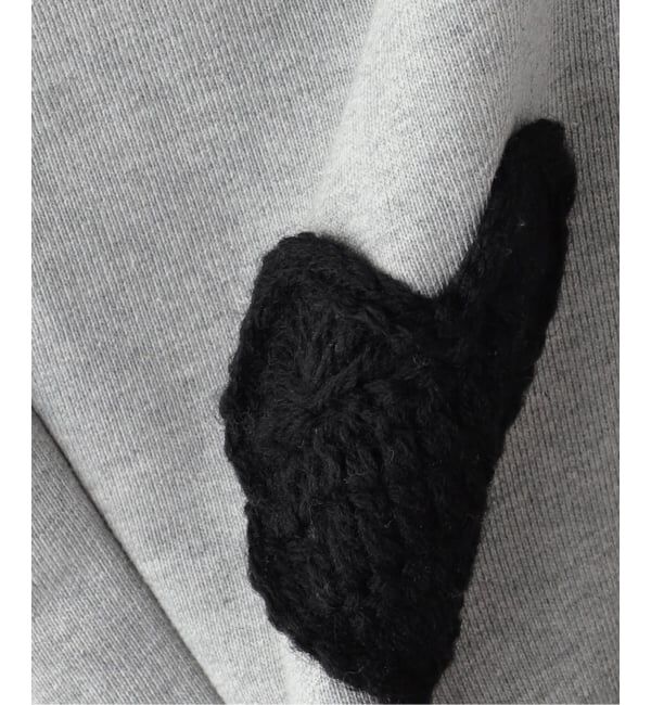 JOINT WORKS「DISCOVERED / ディスカバード PLAYCARD CROCHET MOTIF SWEAT」|その他|