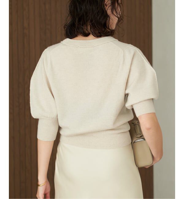 Plage「R&rsquo;IAM ハーフスリーブパフニット」|ニット・セーター|