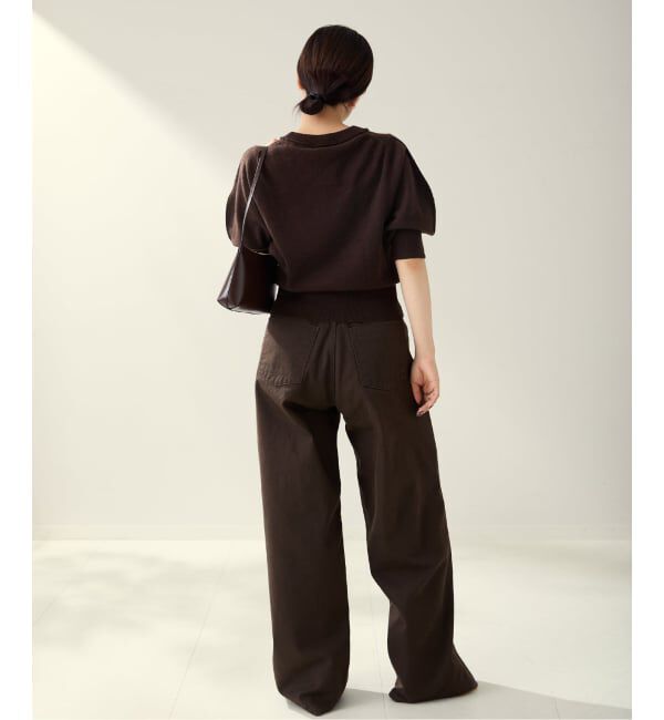 Plage「R&rsquo;IAM ハーフスリーブパフニット」|ニット・セーター|