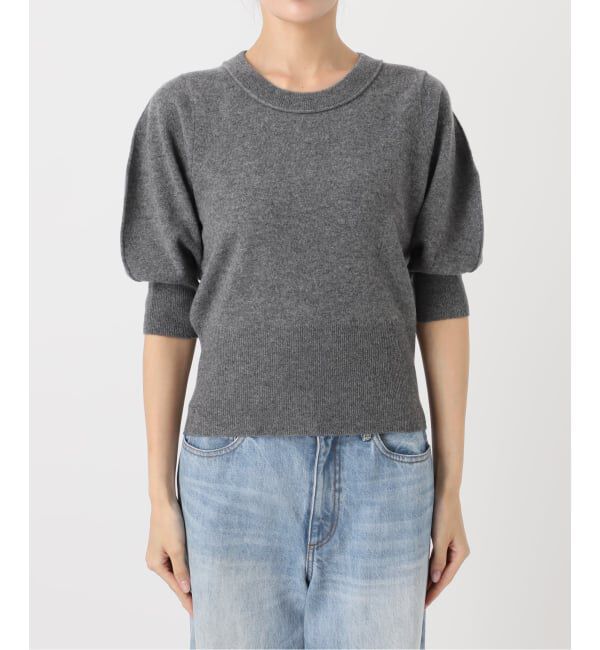 Plage「R&rsquo;IAM ハーフスリーブパフニット」|ニット・セーター|