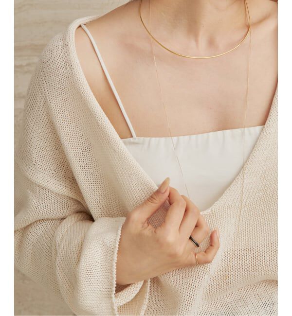 Plage「satin top」|インナー|ホワイト