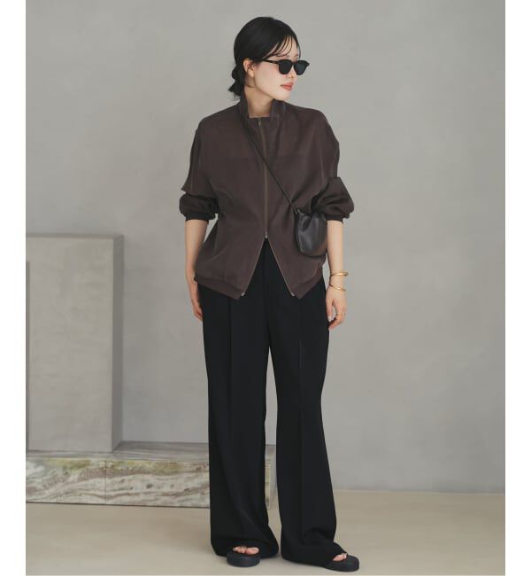 Plage「beautiful tuck パンツ」|スラックス|