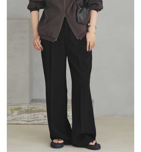 Plage「beautiful tuck パンツ」|スラックス|