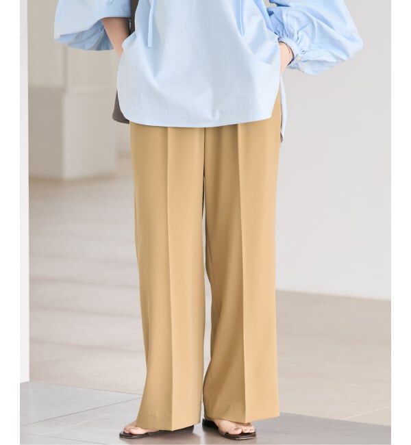 Plage「beautiful tuck パンツ」|スラックス|