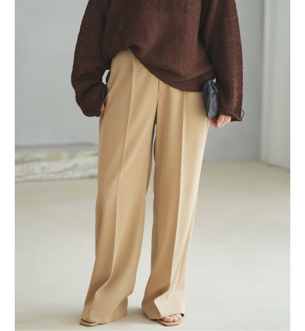Plage「beautiful tuck パンツ」|スラックス|