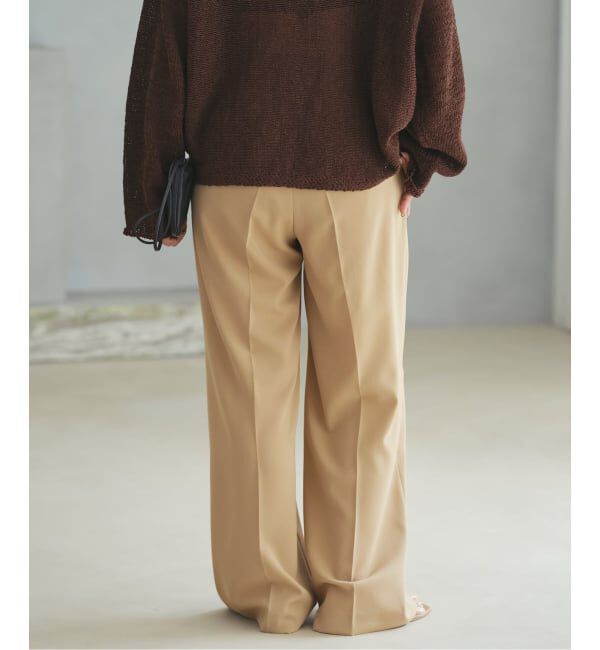 Plage「beautiful tuck パンツ」|スラックス|