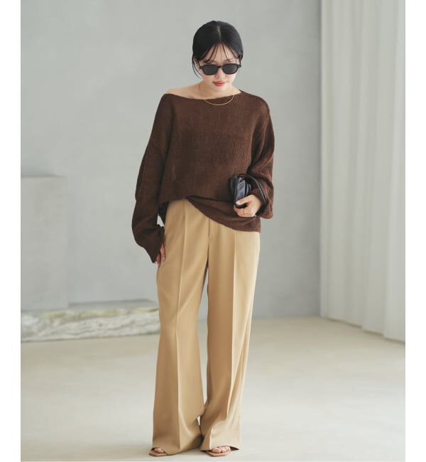 Plage「beautiful tuck パンツ」|スラックス|