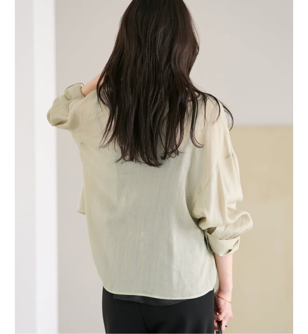 Plage「《追加》RAMIE LYOCELL CROPPED シャツ」|シャツ・ブラウス|