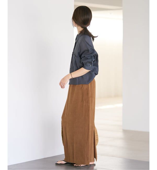 Plage「《追加》RAMIE LYOCELL CROPPED シャツ」|シャツ・ブラウス|