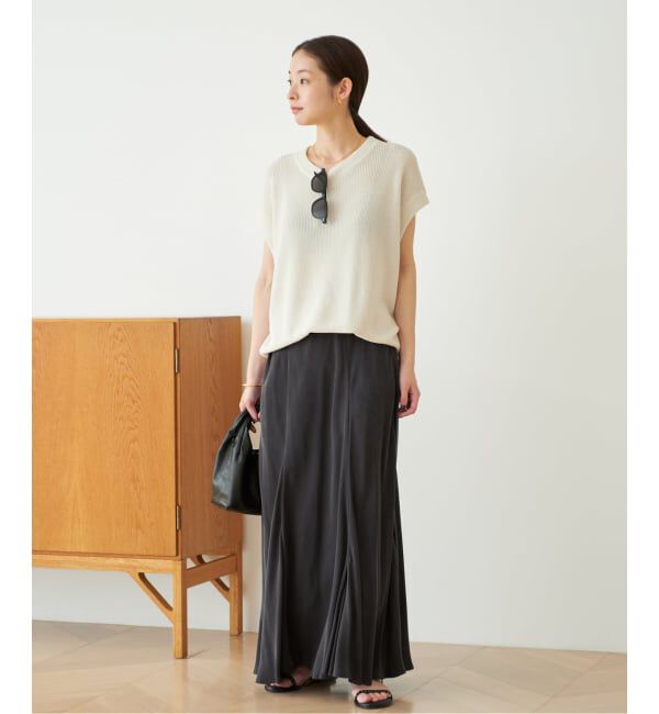 Plage「《追加》Washable Fibril ロングスカート」|スカート|