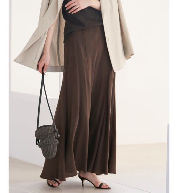 Plage「《追加》Washable Fibril ロングスカート」|スカート|