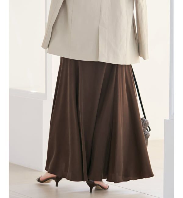 Plage「《追加》Washable Fibril ロングスカート」|スカート|