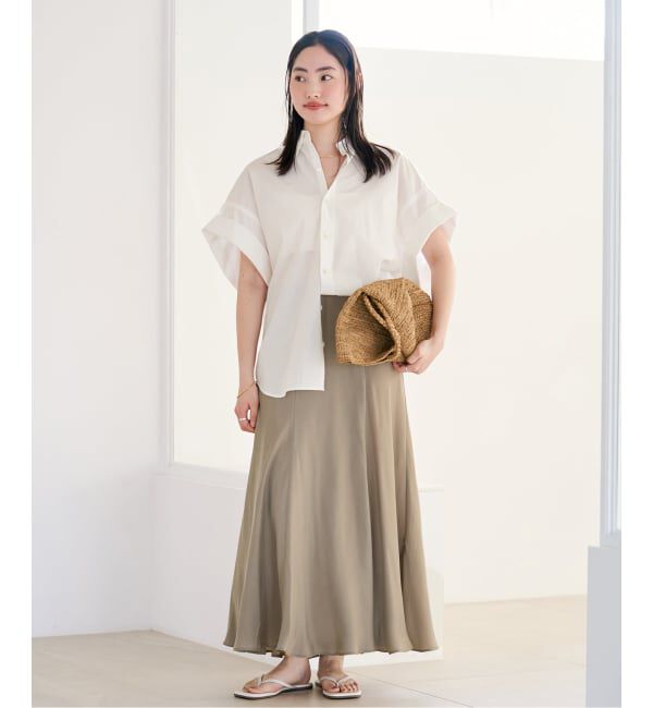 Plage「《追加》Washable Fibril ロングスカート」|スカート|