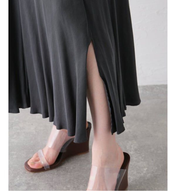 Plage「《追加》Washable Fibril ロングスカート」|スカート|