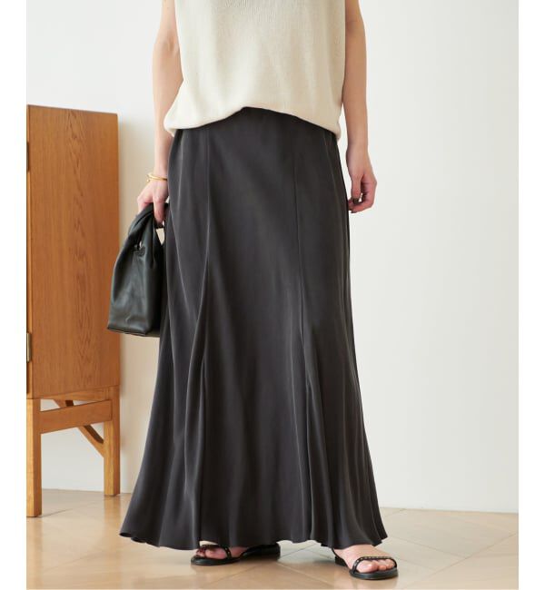 Plage「《追加》Washable Fibril ロングスカート」|スカート|