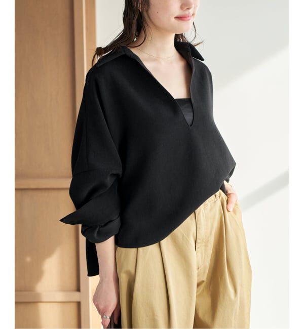 Plage「《追加》GEORGETTE SKIPPER ブラウス」|シャツ・ブラウス|