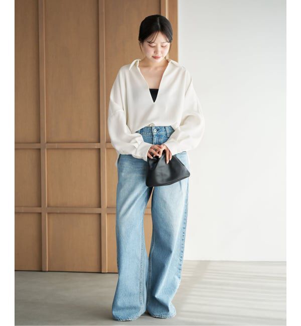 Plage「《追加》GEORGETTE SKIPPER ブラウス」|シャツ・ブラウス|