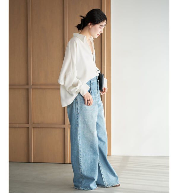 Plage「《追加》GEORGETTE SKIPPER ブラウス」|シャツ・ブラウス|