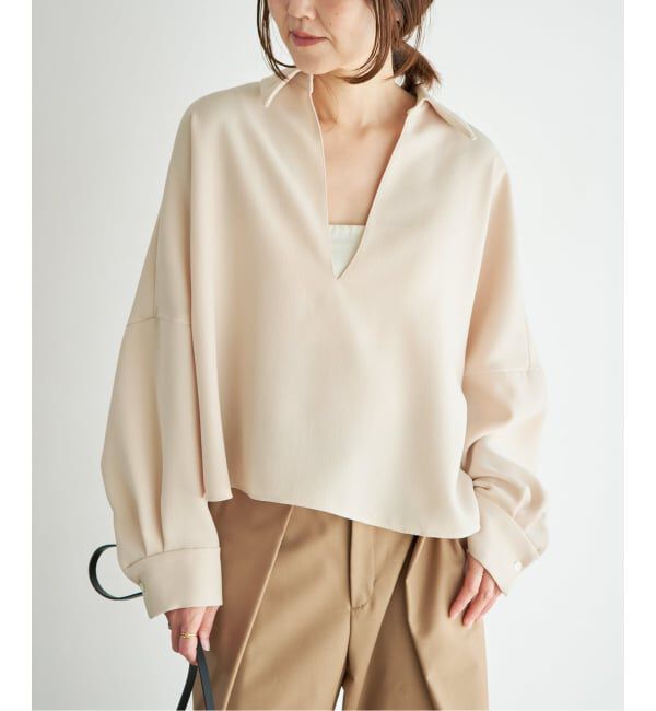 Plage「《追加》GEORGETTE SKIPPER ブラウス」|シャツ・ブラウス|