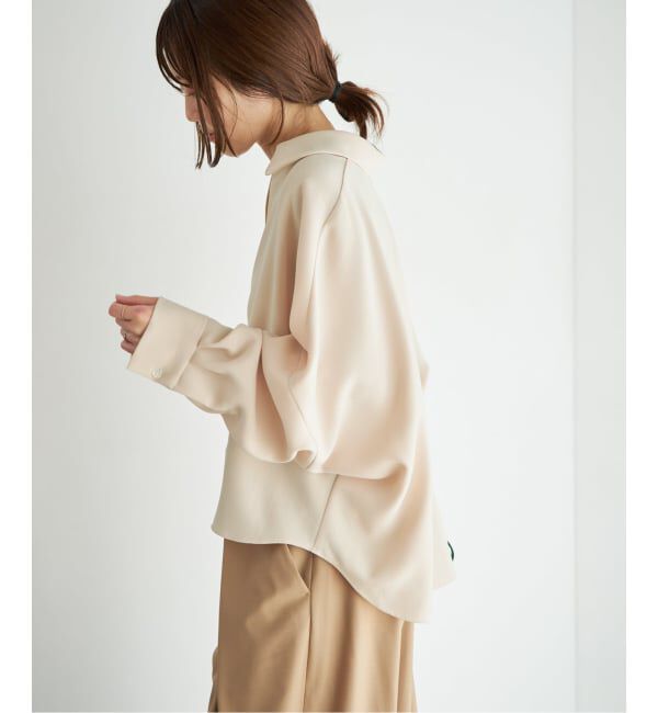 Plage「《追加》GEORGETTE SKIPPER ブラウス」|シャツ・ブラウス|