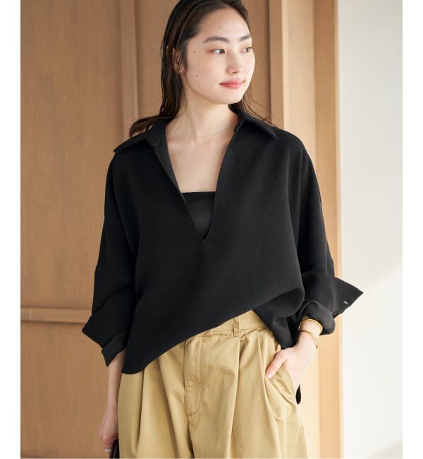 Plage「《追加》GEORGETTE SKIPPER ブラウス」|シャツ・ブラウス|