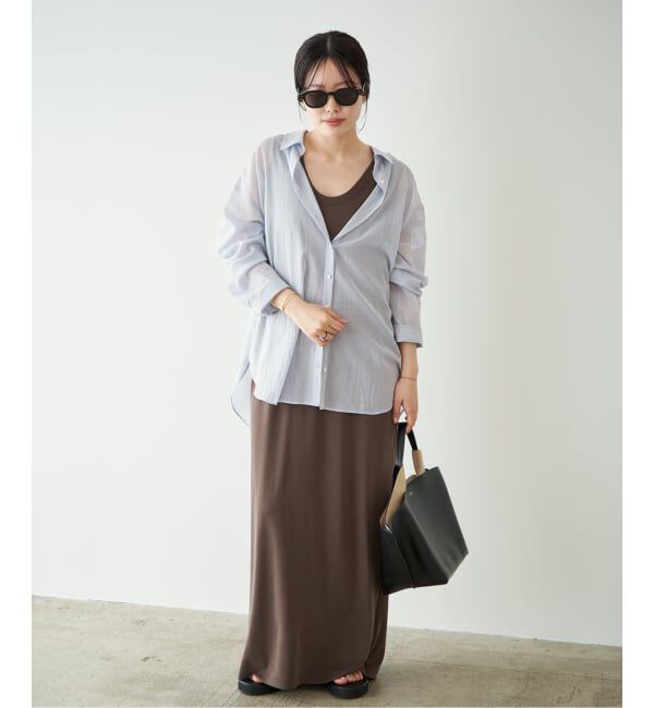 Plage「《予約》new cotton sheer シャツ」|シャツ・ブラウス|