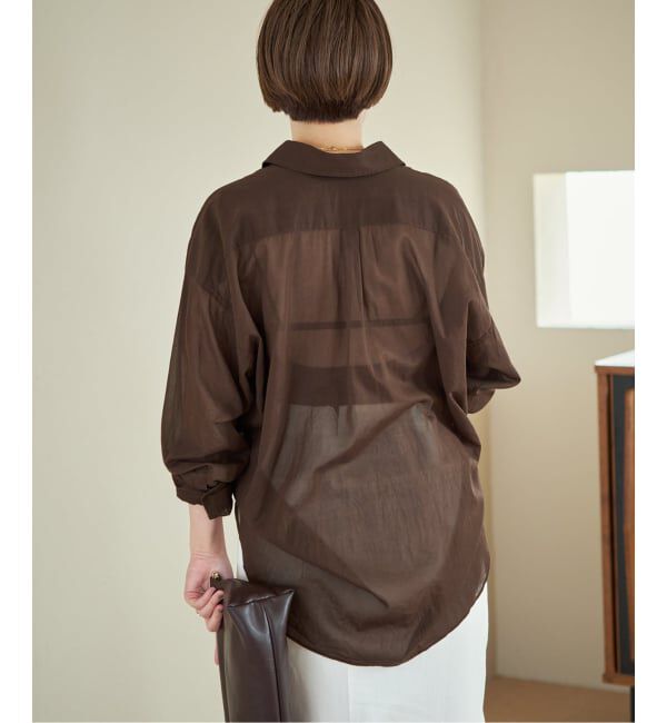 Plage「《予約》new cotton sheer シャツ」|シャツ・ブラウス|