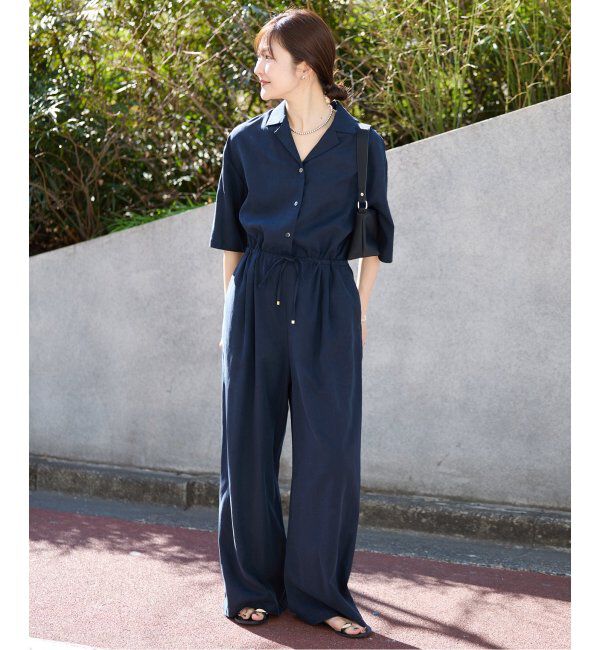 SLOBE IENA「ハーフスリーブオールインワン」|オールインワン|