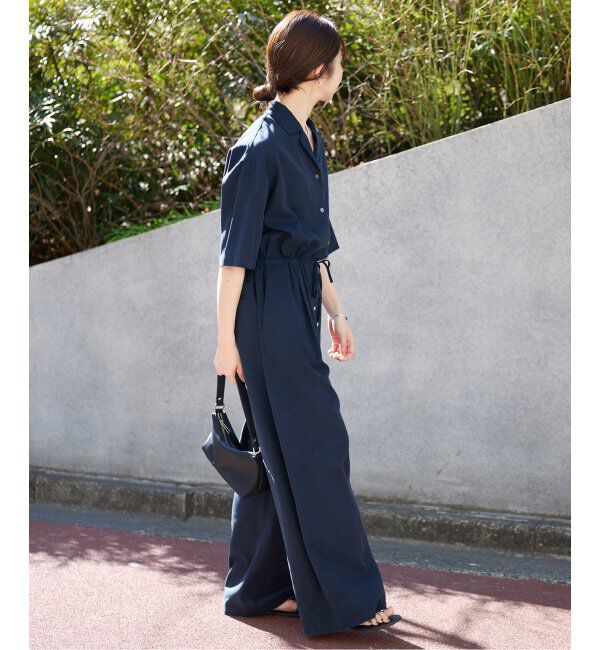 SLOBE IENA「ハーフスリーブオールインワン」|オールインワン|