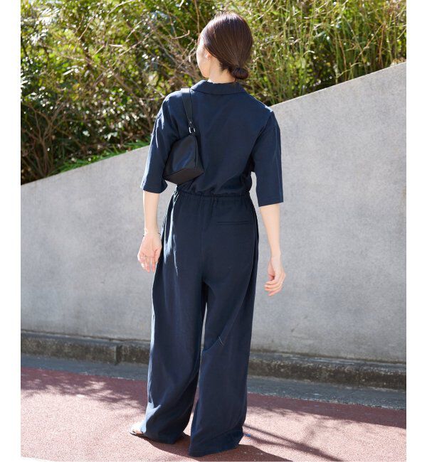 SLOBE IENA「ハーフスリーブオールインワン」|オールインワン|