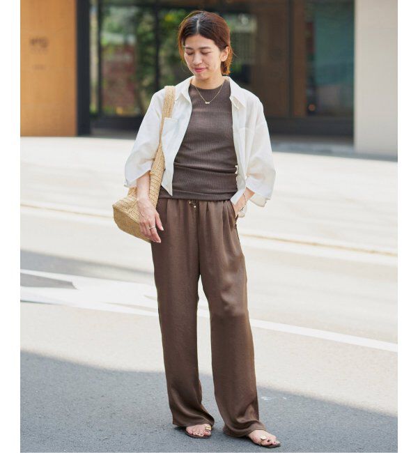 IENA「サテンリラックスパンツ」|その他|