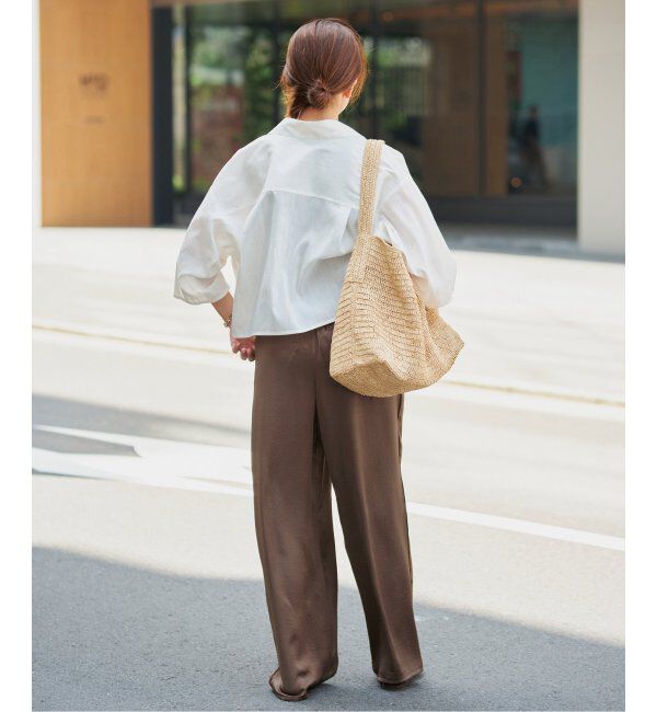 IENA「サテンリラックスパンツ」|その他|