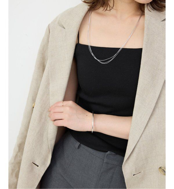 SLOBE IENA「《追加2》カップ付きフライスキャミソール」|インナー|