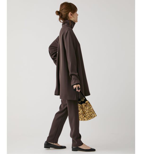 VERMEIL par iena「ツイルストレッチスリムパンツ」|スラックス|