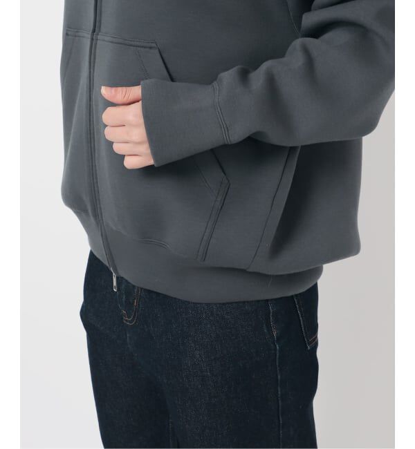 SLOBE IENA「《一部店舗・WEB限定カラー有り/追加》ボリュームジップアップフーディー」|パーカー|