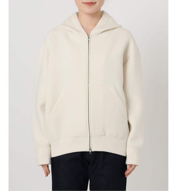 SLOBE IENA「《一部店舗・WEB限定カラー有り/追加》ボリュームジップアップフーディー」|パーカー|