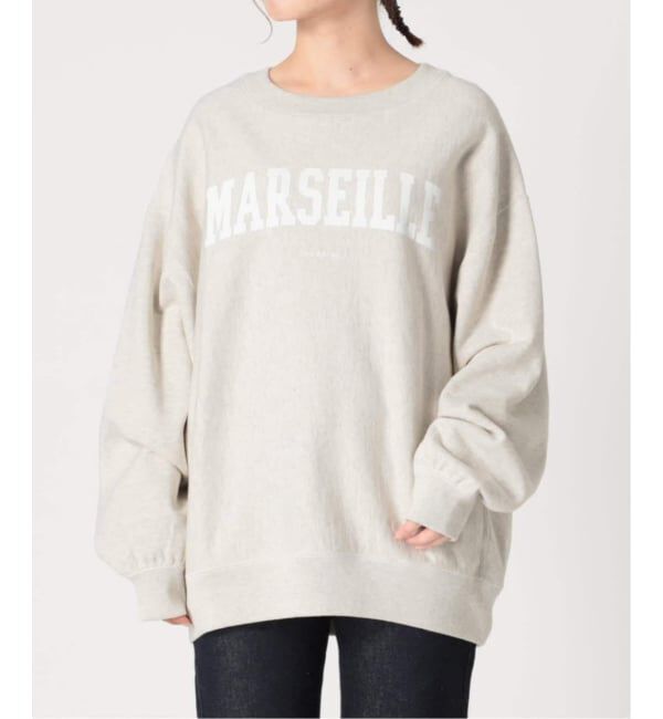 SLOBE IENA「《WEB限定/追加》MARSEILLE ロゴスウェット」|スウェット・ジャージ|