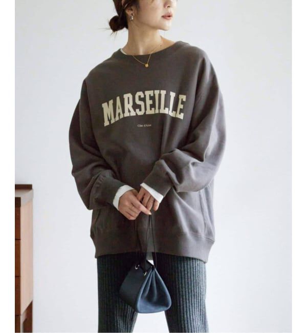 SLOBE IENA「《WEB限定/追加》MARSEILLE ロゴスウェット」|スウェット・ジャージ|