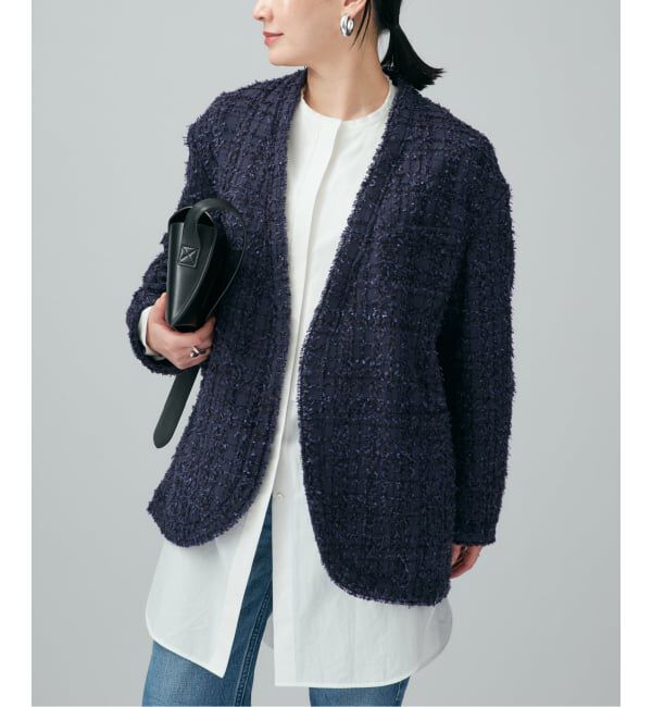 VERMEIL par iena「tweedノーカラージャケット」|ノーカラージャケット|