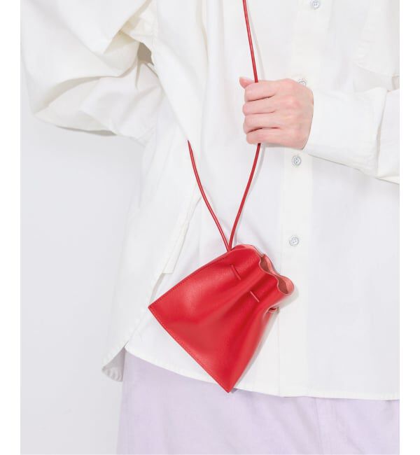 SLOBE IENA「ITTI/イッチ HERRIE 巾着ポーチ XXS ITTI-BAG-091-RF」|その他|レッド