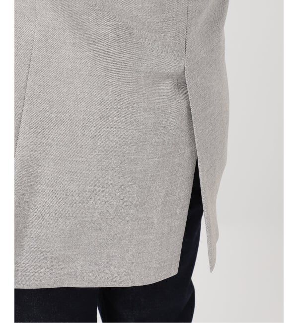 SLOBE IENA「《セットアップ対応可/追加2》ウォッシャブルツイルダブルジャケット」|テーラードジャケット|